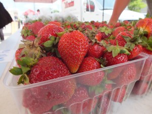 Strawberries from Flat Rock Farms